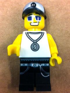LEGO Minifigure-Rock Band Lead Singer-(Other)-RB003-Creative Brick Builders